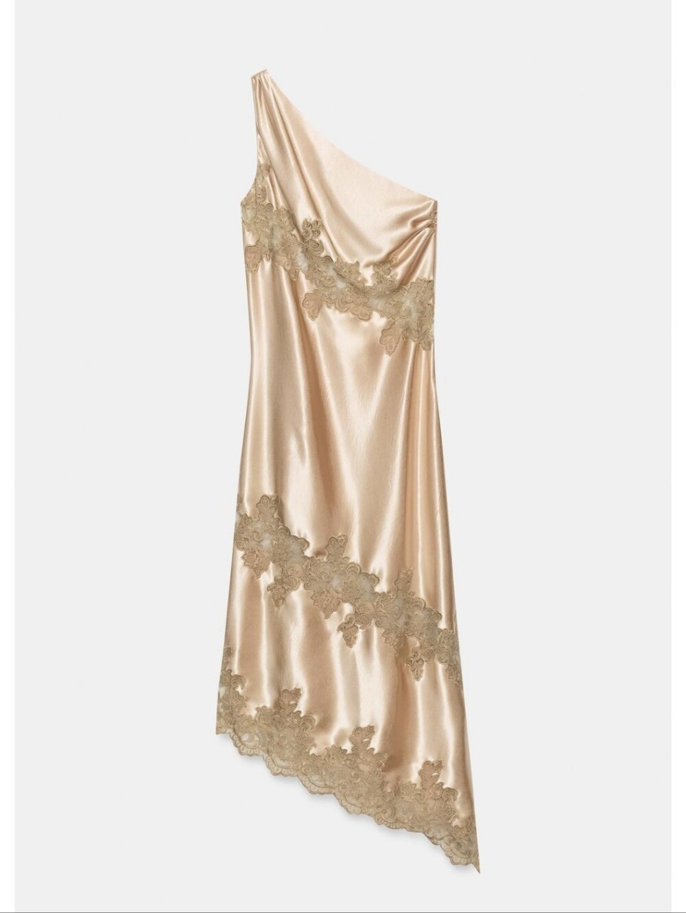 Zara Asymmetric Maxi Dress NWT - Picture 5 of 16